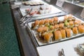 Sushi Buffet Platter Royalty Free Stock Photo