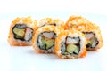 Sushi California Roll on dish Royalty Free Stock Photo