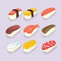 Sushi cartoon image