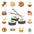 Sushi, Chinese, Japanese food icon. International Food icons universal set for web and mobile