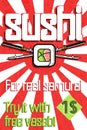 Sushi color banner