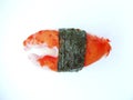 Sushi crab stick roll with seaweed Royalty Free Stock Photo