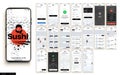 Sushi Delivery. Design of the Mobile Application, UI, UX.