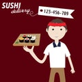 Sushi delivery service