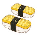 Sushi Egg Tamago Illustration