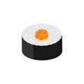 Sushi flat icon, food drink elements