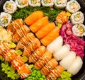 Sushi food art Royalty Free Stock Photo