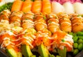 Sushi food art Royalty Free Stock Photo