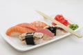 Sushi. good japanese food. Royalty Free Stock Photo