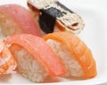 Sushi. good japanese food. Royalty Free Stock Photo