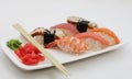 Sushi. good japanese food. Royalty Free Stock Photo