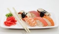 Sushi. good japanese food. Royalty Free Stock Photo