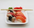 Sushi. good japanese food. Royalty Free Stock Photo