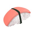 Sushi icon, cartoon style Royalty Free Stock Photo