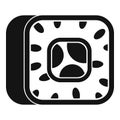 Sushi icon, simple black style Royalty Free Stock Photo