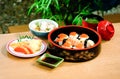 Sushi Japanese bento set Royalty Free Stock Photo