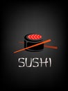 Sushi logo on a grey background