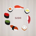 Sushi logo.