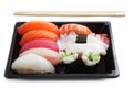 Sushi lunch box Royalty Free Stock Photo