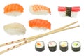 Sushi and maki mixed