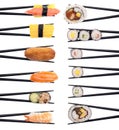 Sushi on the Menu Royalty Free Stock Photo