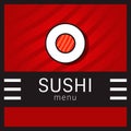 Sushi menu Royalty Free Stock Photo