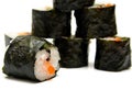 Sushi nori on a white Royalty Free Stock Photo