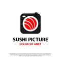 Sushi picture logo vector design template