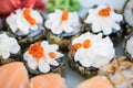 Sushi plate close up Royalty Free Stock Photo