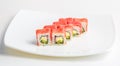 Sushi on a plate Royalty Free Stock Photo