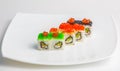 Sushi on a plate Royalty Free Stock Photo