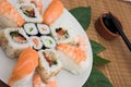Sushi platter Royalty Free Stock Photo
