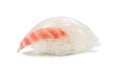 Sushi with red snapper on white background Royalty Free Stock Photo