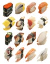 Sushi Reflections Royalty Free Stock Photo
