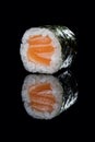 Sushi with rice and fish