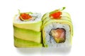 Sushi roll with avocado Royalty Free Stock Photo