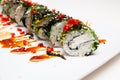 Sushi Roll Vegetarian Royalty Free Stock Photo