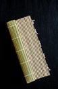 Sushi rolling roller bamboo material mat maker Royalty Free Stock Photo