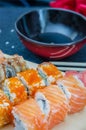 sushi rolls - asian food restaurant delivery