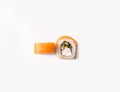 Sushi Rolls, Japanese foods on white background. Perfect for using in food commercial, menu, poster design.