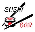 Sushi rolls japanese. Royalty Free Stock Photo