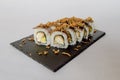 Sushi rolls in a plate Royalty Free Stock Photo