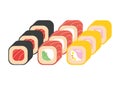 Sushi rolls set Royalty Free Stock Photo