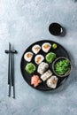 Sushi rolls set Royalty Free Stock Photo