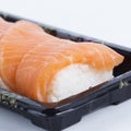 Sushi Salmon (Nigiri) Royalty Free Stock Photo