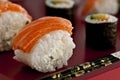 Sushi,sashimi,Maki Japanese cuisine. Royalty Free Stock Photo