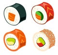 Sushi set Royalty Free Stock Photo