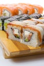 Sushi set on gete Royalty Free Stock Photo