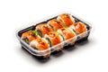 Sushi Set, Susi Rolls Lunch, Nori Maki, Nigiri Sushi Roll Royalty Free Stock Photo