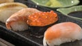 Sushi set Traditional Japanese food.